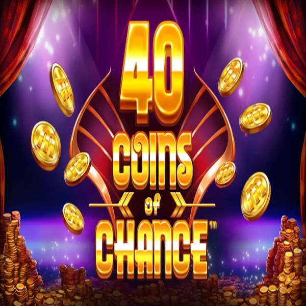 40 Coins of Chance slot logo by SYNOT Games at Spinjoys Casino
