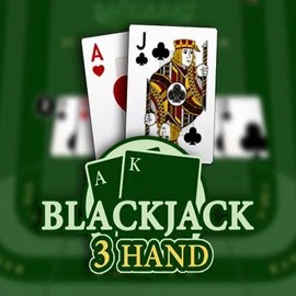 Blackjack 3H (Habanero) slot logo by Habanero at Spinjoys Casino