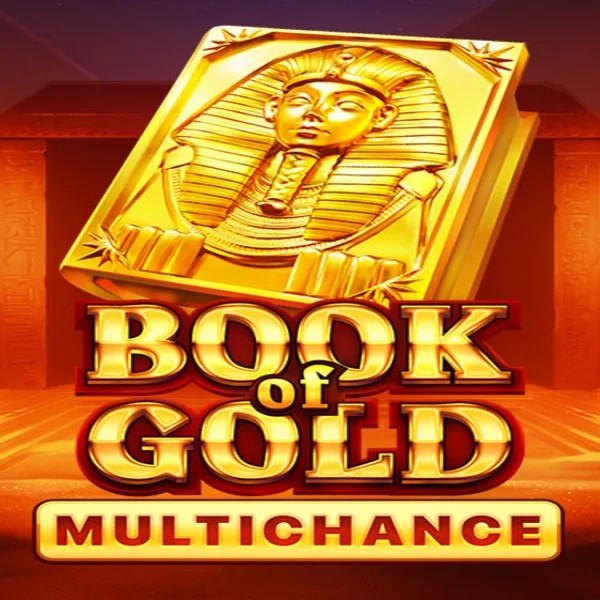 Book of Gold Multichance casino game by Playson – featured logo at Spinjoys Casino