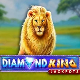 Diamond King Jackpots by SpinPlay Games, showcased at spinjoy.nl – game logo