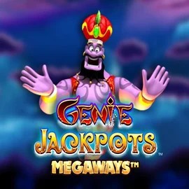 Genie Jackpots Megaways slot visual from Blueprint Gaming available on spinjoy.nl