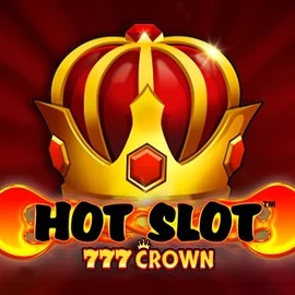 Hot Slot 777 Crown online game logo by Wazdan on spinjoy.nl