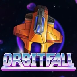 Orbitfall logo by ELK Studios at Spinjoys Casino