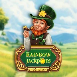 Rainbow Jackpots Megaways slot visual from Red Tiger Gaming available on spinjoy.nl