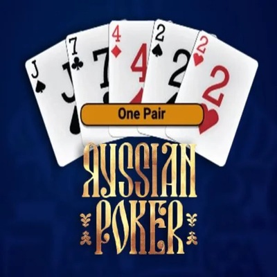 Russian Poker online game logo by OneTouch Games on spinjoy.nl