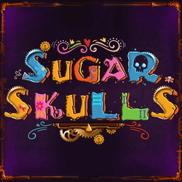 Sugar Skulls logo – Slots by Booming Games at Spinjoys Casino