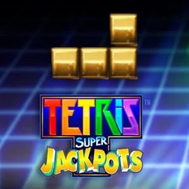 Tetris Super Jackpots logo – Jackpots by WMS at Spinjoys Casino